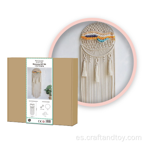 Diy grande colgante de la pared macrame